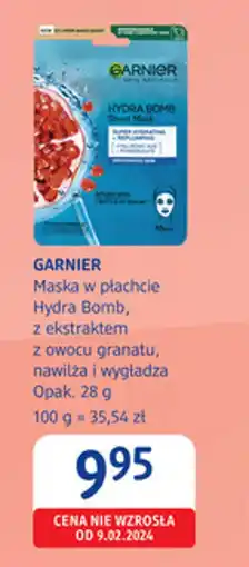 dm drogerie markt GARNIER Maska w płachcie Hydra Bomb oferta