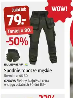 Jula Bluewear Spodnie robocze męskie oferta
