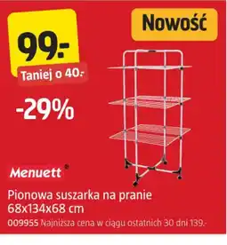 Jula Menuett Pionowa suszarka na pranie oferta
