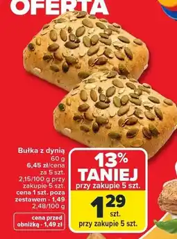Carrefour Market Bułka z dynią oferta