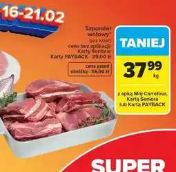 Carrefour Market Szponder wołowy oferta