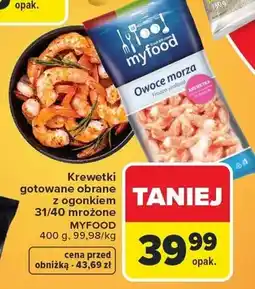 Carrefour Market Krewetki gotowane bez głowy oferta