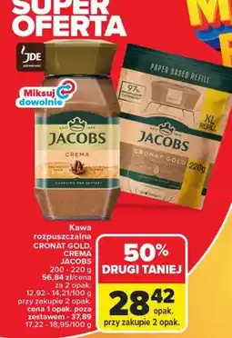 Carrefour Kawa rozpuszczalna Kronung w słoiku, w torebce oferta