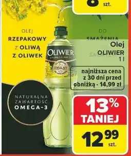 Carrefour Market Olej rzepakowy z oliwą z oliwek oferta