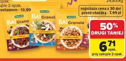Carrefour Market Granola proteinowa brownie i wiśnia, czekolada i orzechy oferta
