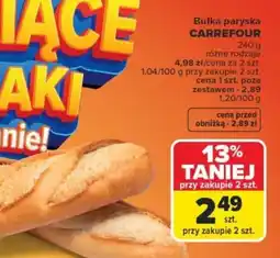 Carrefour Bułka paryska Carrefour oferta
