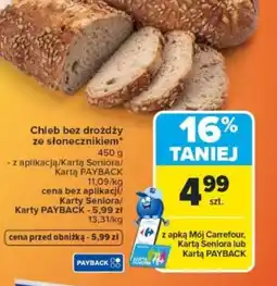 Carrefour Chleb bez drożdży oferta