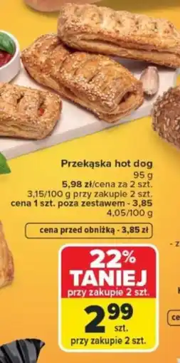 Carrefour Przekąska hot dog oferta