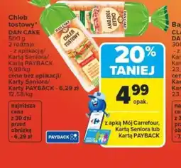 Carrefour Dan Cake Chleb tostowy oferta