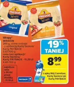 Carrefour Mission Wraps oferta