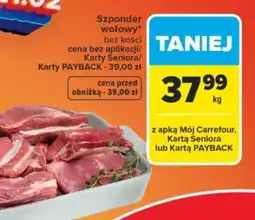 Carrefour Szponder wołowy oferta