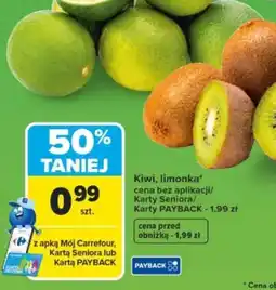 Carrefour Kiwi, limonka oferta