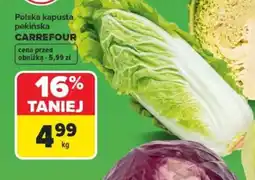 Carrefour Carrefour kapusta pekińska oferta