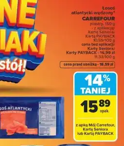 Carrefour Carrefour Losoś wędzony oferta