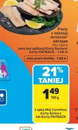 Carrefour Krymar Filety z mintaja oferta