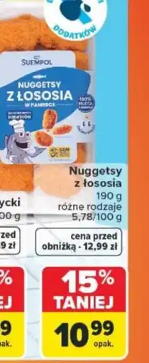Carrefour Suempol Nuggetsy z łososia oferta