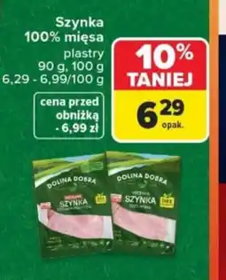 Carrefour Szynka 100% mięsa oferta