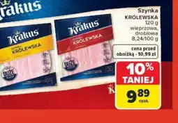 Carrefour Krakus Szynka Królewska oferta