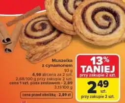 Carrefour Muszelka z cynamonem oferta
