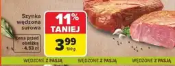 Carrefour Szynka wędzona surowa oferta