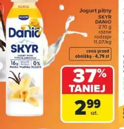 Carrefour Danio Jogurt pitny Skyr oferta