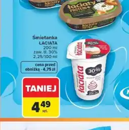 Carrefour Laciata Smietanka oferta