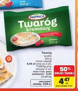 Carrefour Piątnica Twaróg kremowy oferta