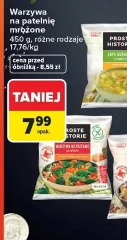 Carrefour Warzywa na patelnię mrożone oferta