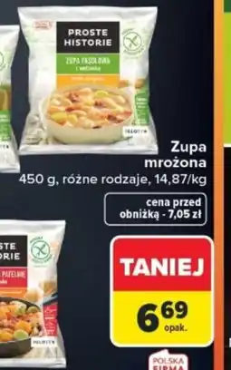 Carrefour Proste Historie Zupa mrożona oferta
