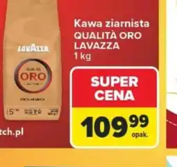 Carrefour Lavazza Kawa ziarnista Qualità Oro oferta
