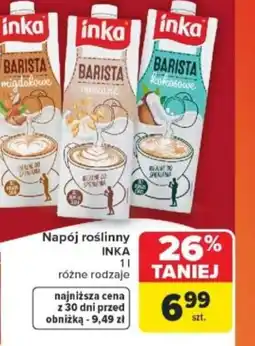 Carrefour Inka Napój roślinny Barista oferta
