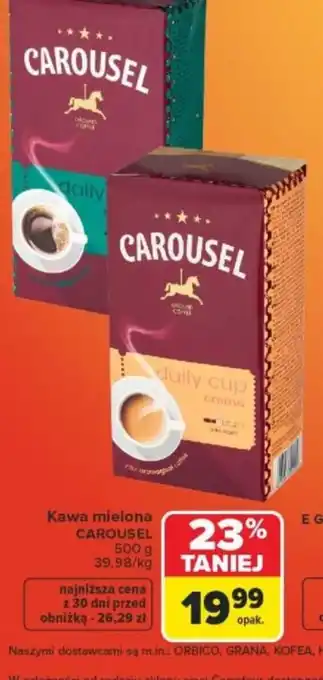 Carrefour Kawa mielona Carousel oferta