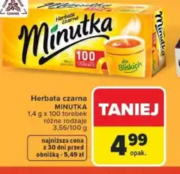 Carrefour Minutka Herbata czarna oferta