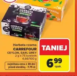 Carrefour Carrefour Herbata czarna oferta