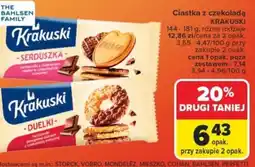 Carrefour Krakuski Ciastka z czekoladą oferta