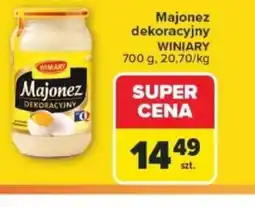 Carrefour Majonez dekoracyjny Winiary oferta