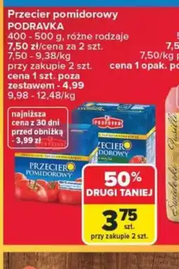 Carrefour Przecier pomidorowy Podravka oferta