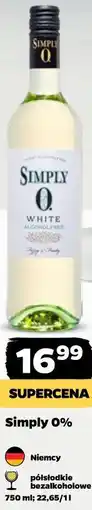 Netto Wino Simply 0% White Alcoholfree oferta