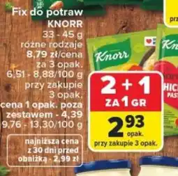 Carrefour Knorr Fix do potraw oferta