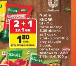 Carrefour Nudle Knorr oferta