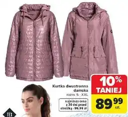Carrefour Kurtka dwustronna damska oferta