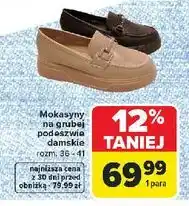 Carrefour Mokasyny damskie 36-41 oferta