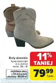 Carrefour Buty damskie 36-41 oferta