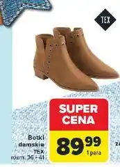 Carrefour Botki damskie 36-41 Tex oferta