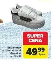 Carrefour Sneakersy damskie 36-41 oferta