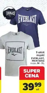 Carrefour T-shirt męski m-xl Everlast oferta