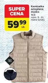Carrefour Kamizelka pikowana męska Tex oferta