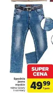 Carrefour Spodnie jeans męskie oferta