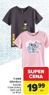 Carrefour T-shirt dziecięcy rozm. 4-14 lat oferta
