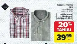 Carrefour Koszula męska s-3xl Tex oferta